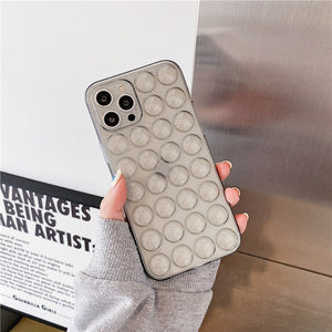 Gray Tinted Bubble Pop Iphone Cases