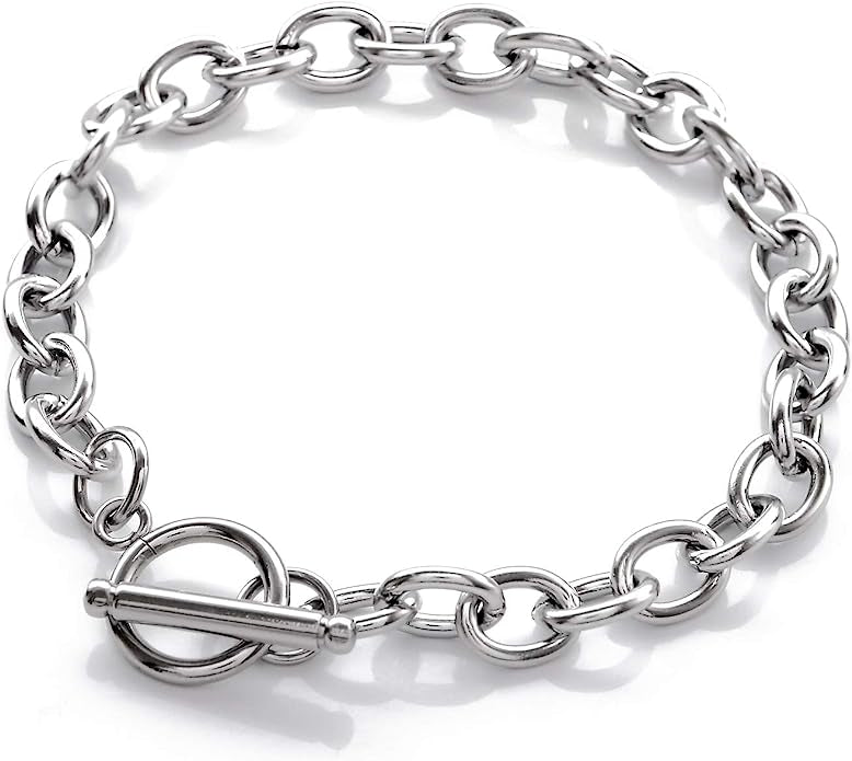 Stainless steel mantel chain bracelet