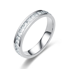 ギャラリービューアに画像を読み込み、High Quality Zircon Stainless Steel Diamond Rings
