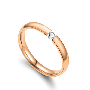 Couple Rings for men women Mirco Zircon Stainless steel ring　カップルリング　
