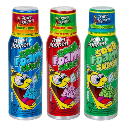 Power Poppers Sour Foam Candy　すっぱいあわあわキャンディ