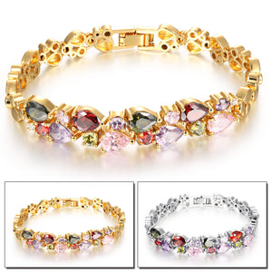 Na Lisa AAA zircon crystal, Valentine's day gift retro bracelet