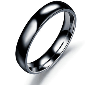 High polished Stainless steel, Unisex plain rings.