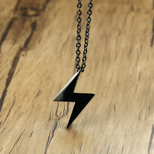 Titanium Steel Lightning Symbol.