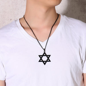 David Star/6 Point star Pendant and Necklace.