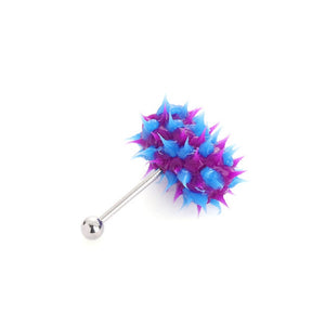 Vibrating Tongue Ring with silicone top, Adult Toy.