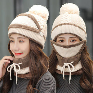 BEANIE, SCARF AND WARM FACE MASK SET, KEEP WARM IN COLD DAYS!