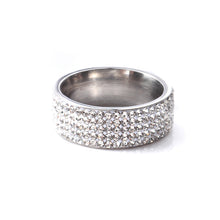 ギャラリービューアに画像を読み込み、Full diamond look gem design ring in gold &amp; silver colors
