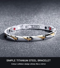 ギャラリービューアに画像を読み込み、Magnet stainless steel bracelet..
