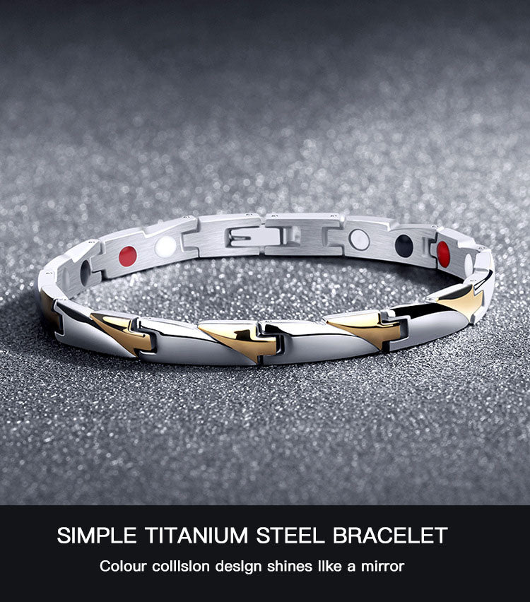Magnet stainless steel bracelet..