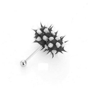 Vibrating Tongue Ring with silicone top, Adult Toy.