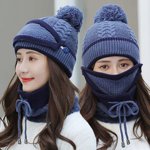 BEANIE, SCARF AND WARM FACE MASK SET, KEEP WARM IN COLD DAYS!