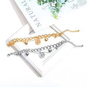 Multi-layer love bracelets , hollow tree of life