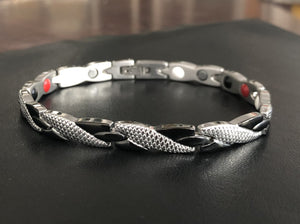 Row magnet bracelet, titanium germanium magnet jewelry