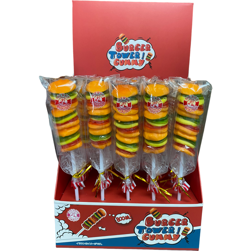 Burger Tower Gummy - Single Skew　バーガータワー　グミ　一本売り