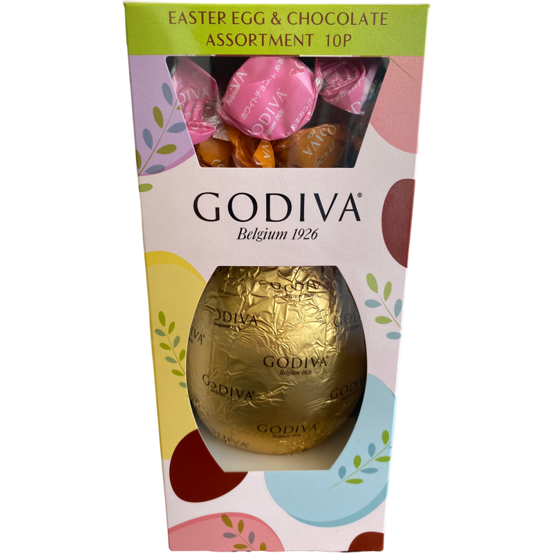 Godiva Hugh Easter Egg & Chocolate Assortment 10 pcs　イースターエッグ＆アソートセット