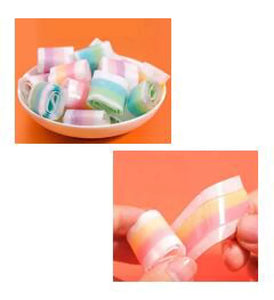 Rainbow Ribbon Gummy - 35 units Jar　リボングミ　35個入り