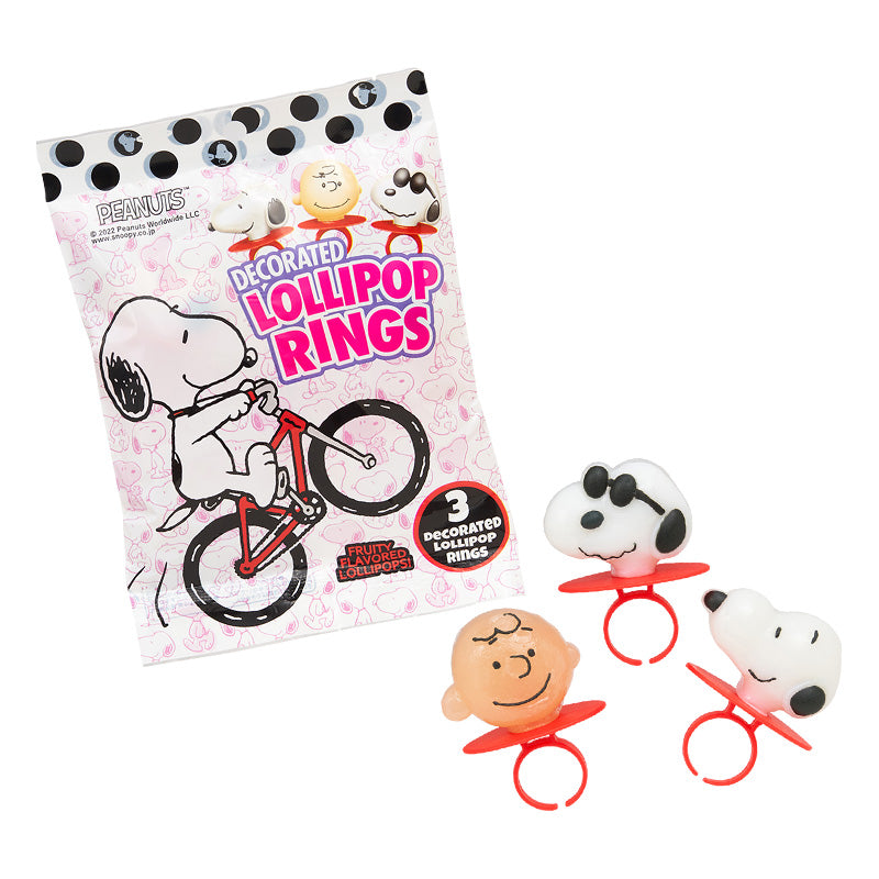 Decorated Lollipop Rings - Pack of 3 units
